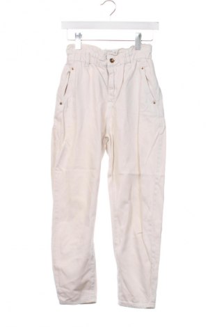 Damskie jeansy Zara, Rozmiar XS, Kolor ecru, Cena 62,07 zł
