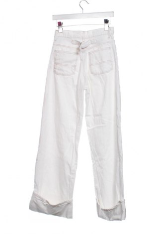 Damskie jeansy Zara, Rozmiar XS, Kolor Biały, Cena 62,07 zł