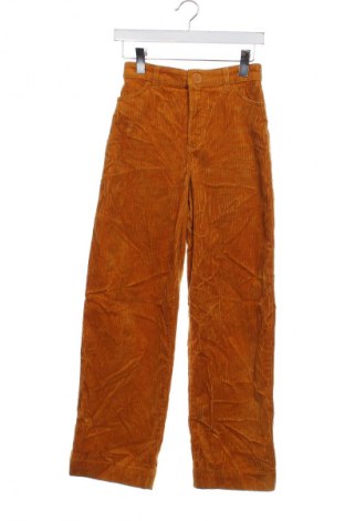 Damen Cordhose Monki, Größe XS, Farbe Gelb, Preis 9,99 €