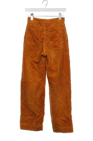 Damen Cordhose Monki, Größe XS, Farbe Gelb, Preis 9,99 €