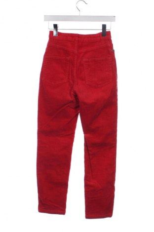 Damen Cordhose Monki, Größe XXS, Farbe Rot, Preis 23,01 €