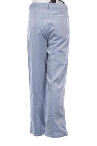 Pantaloni de velvet de femei Weekday, Mărime M, Culoare Albastru, Preț 231,51 Lei
