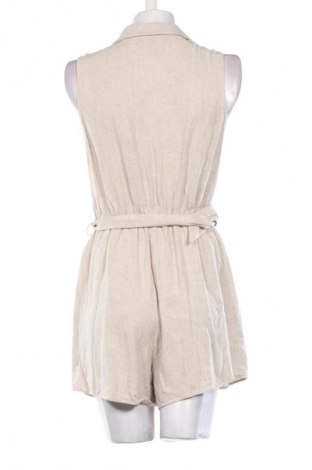 Kurzer Damenoverall F&F, Größe M, Farbe Beige, Preis 20,00 €