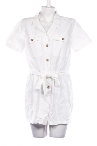 Women's short jumpsuit H&M Divided, Μέγεθος L, Χρώμα Λευκό, Τιμή 24,99 €