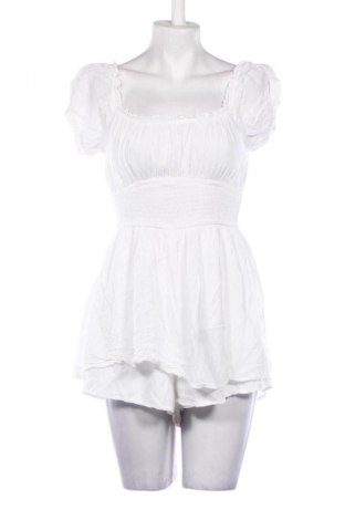 Kurzer Damenoverall Hollister, Größe M, Farbe Weiß, Preis 24,55 €
