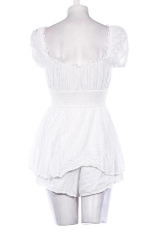 Kurzer Damenoverall Hollister, Größe M, Farbe Weiß, Preis 24,55 €