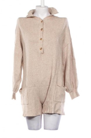 Kurzer Damenoverall Reverse, Größe M, Farbe Beige, Preis € 12,99