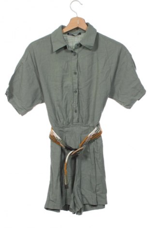 Kurzer Damenoverall Zara, Größe XS, Farbe Grün, Preis € 17,39