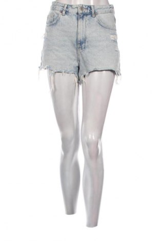 Pantaloni scurți de femei Bershka, Mărime S, Culoare Albastru, Preț 50,00 Lei