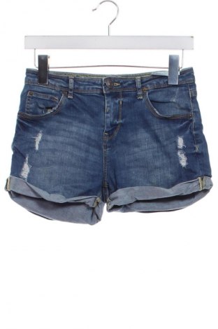 Damskie szorty Bershka, Rozmiar S, Kolor Niebieski, Cena 43,68 zł