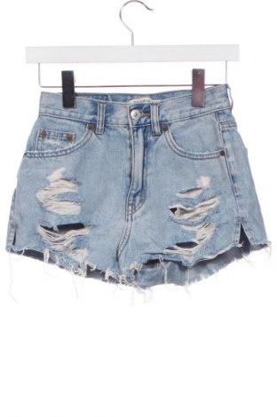 Damskie szorty Pull&Bear, Rozmiar XXS, Kolor Niebieski, Cena 43,68 zł