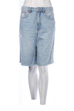 Pantaloni scurți de femei Stradivarius, Mărime M, Culoare Albastru, Preț 62,16 Lei