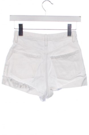 Pantaloni scurți de femei Zara, Mărime XXS, Culoare Alb, Preț 42,36 Lei