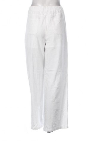 Damskie spodnie Bershka, Rozmiar L, Kolor Biały, Cena 53,99 zł