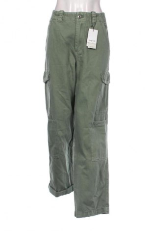Damskie spodnie Desigual, Rozmiar L, Kolor Zielony, Cena 309,64 zł