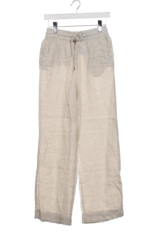 Damskie spodnie H&M, Rozmiar XS, Kolor Beżowy, Cena 66,67 zł