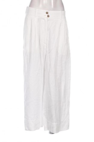 Damskie spodnie H&M, Rozmiar L, Kolor Biały, Cena 112,36 zł