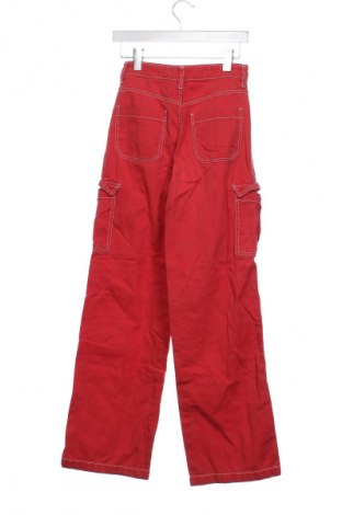 Damenhose H&M Divided, Größe XXS, Farbe Rot, Preis 14,91 €