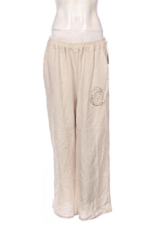 Pantaloni de femei Rosa, Mărime M, Culoare Bej, Preț 121,00 Lei