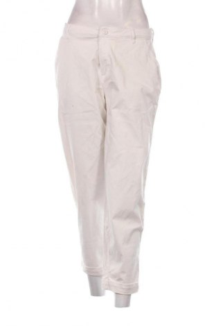Pantaloni de femei Sinsay, Mărime M, Culoare Alb, Preț 76,32 Lei
