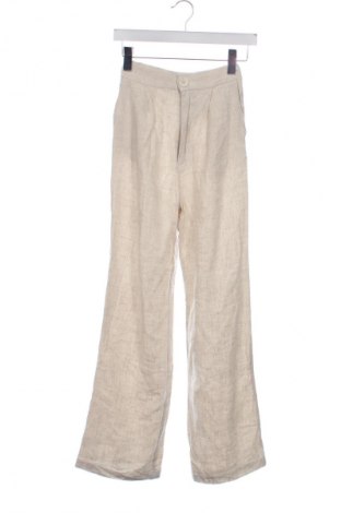 Damenhose Stradivarius, Größe XS, Farbe Ecru, Preis € 14,83