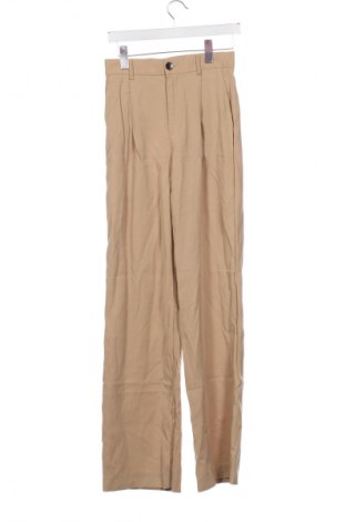 Dámske nohavice Zara, Veľkosť XS, Farba Béžová, Cena  13,81 €