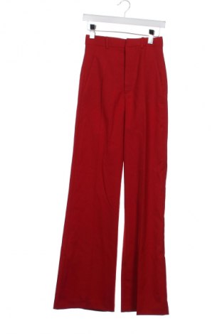 Pantaloni de femei Zara, Mărime XS, Culoare Roșu, Preț 163,00 Lei