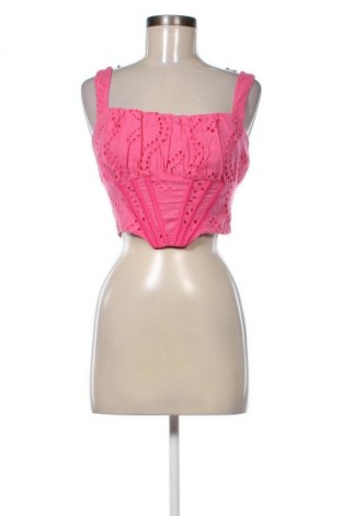 Damska koszulka na ramiączkach Missguided, Rozmiar S, Kolor Różowy, Cena 39,08 zł