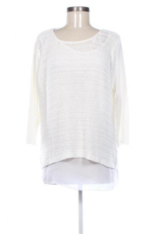 Damski sweter Alba Moda, Rozmiar XL, Kolor Biały, Cena 94,38 zł