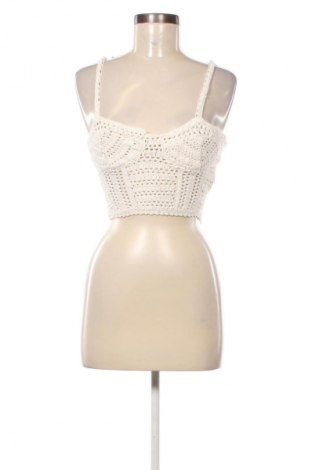 Damenpullover Bershka, Größe S, Farbe Weiß, Preis 17,90 €
