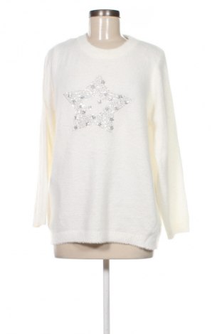 Damski sweter Bonmarche, Rozmiar XL, Kolor Biały, Cena 66,99 zł