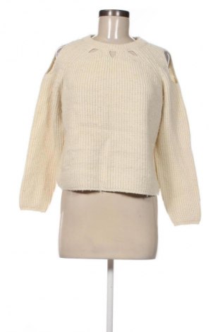 Pulover de femei Guess, Mărime L, Culoare Ecru, Preț 227,99 Lei