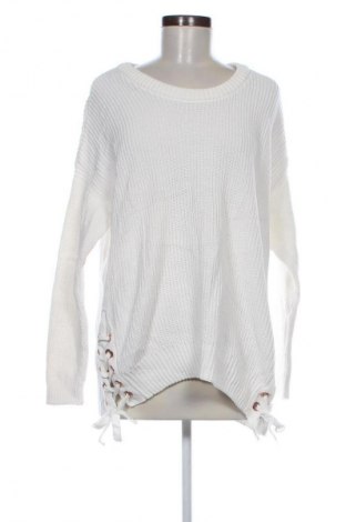 Damski sweter John Baner, Rozmiar M, Kolor Biały, Cena 52,99 zł