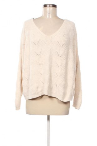 Damski sweter Stradivarius, Rozmiar L, Kolor ecru, Cena 53,99 zł