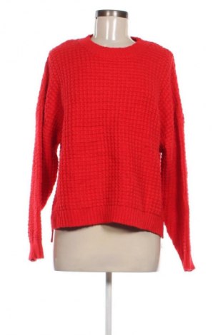 Damski sweter Stradivarius, Rozmiar L, Kolor Czerwony, Cena 54,99 zł
