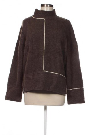 Damski sweter Zara, Rozmiar L, Kolor Brązowy, Cena 69,99 zł