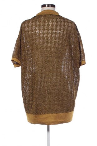 Damski sweter Zara, Rozmiar L, Kolor Złocisty, Cena 62,07 zł