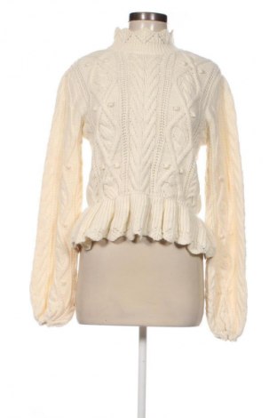 Damenpullover Zara, Größe S, Farbe Ecru, Preis 21,99 €