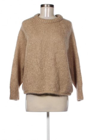 Damski sweter Zara Knitwear, Rozmiar S, Kolor Beżowy, Cena 62,07 zł