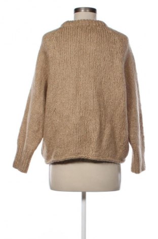 Damski sweter Zara Knitwear, Rozmiar S, Kolor Beżowy, Cena 62,07 zł