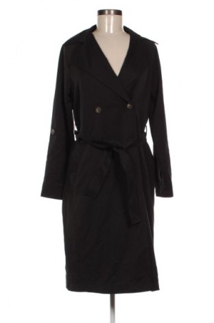 Trench de femei Stradivarius, Mărime XS, Culoare Negru, Preț 187,99 Lei
