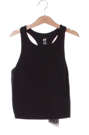 Damski sportowy top H&M Sport, Rozmiar S, Kolor Czarny, Cena 34,00 zł