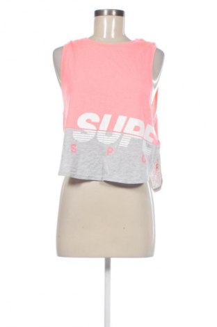 Damski sportowy top Superdry, Rozmiar L, Kolor Różowy, Cena 55,03 zł