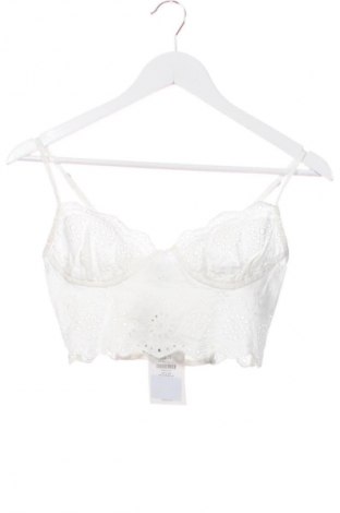 Damski top Bershka, Rozmiar XS, Kolor Biały, Cena 105,70 zł