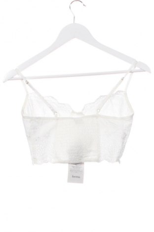 Damski top Bershka, Rozmiar XS, Kolor Biały, Cena 105,70 zł