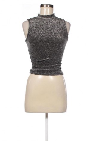 Damski top Sinsay, Rozmiar S, Kolor Srebrzysty, Cena 67,00 zł
