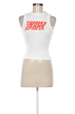 Γυναικείο τοπ Tommy Jeans, Μέγεθος XS, Χρώμα Λευκό, Τιμή 65,99 €