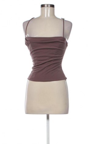 Γυναικείο τοπ Zara, Μέγεθος XS, Χρώμα Καφέ, Τιμή 9,21 €