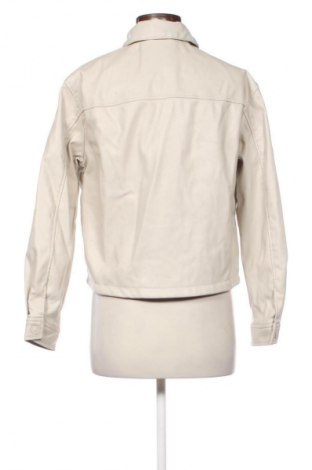 Damska kurtka skórzana H&M Divided, Rozmiar S, Kolor ecru, Cena 133,30 zł
