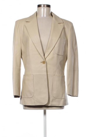 Damen Lederjacke Max Mara, Größe L, Farbe Beige, Preis € 127,99